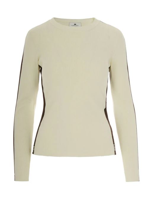 SWEATER WITH SHINY BANDS